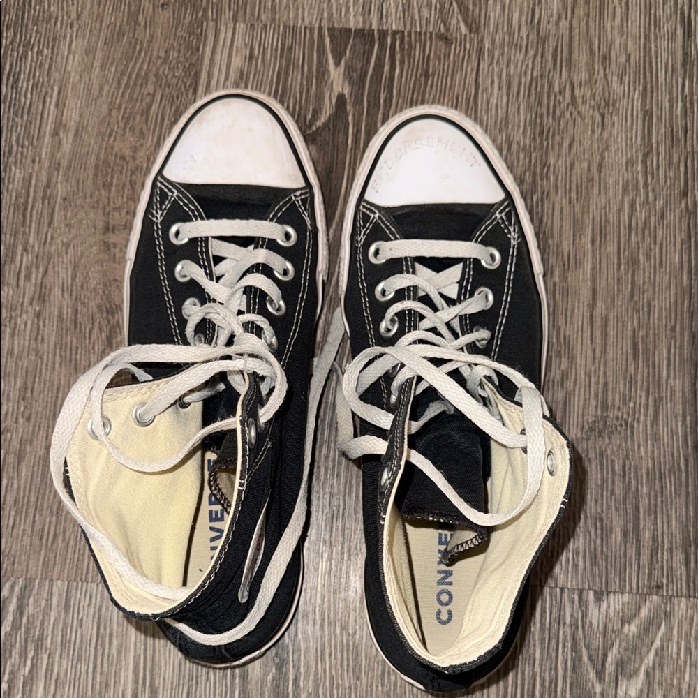 Converse Classic Black and White Lace-Ups